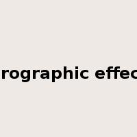 orographic effect是什么意思