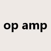 op amp是什么意思