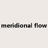 meridional flow是什么意思