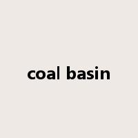coal basin是什么意思