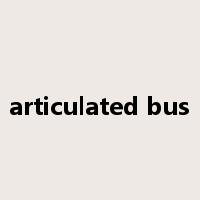 articulated bus是什么意思