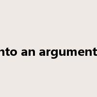 get into an argument with是什么意思