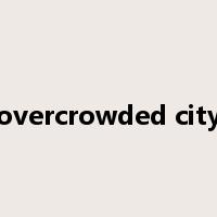 overcrowded city是什么意思