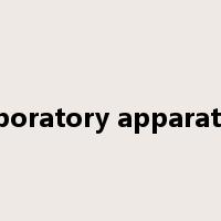 laboratory apparatus是什么意思