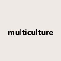 multiculture是什么意思