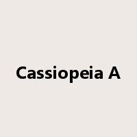 Cassiopeia A是什么意思