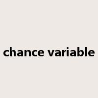chance variable是什么意思