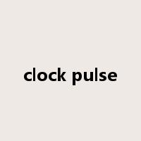clock pulse是什么意思
