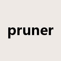 pruner是什么意思