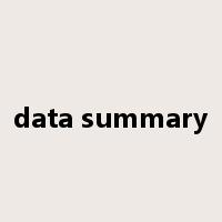 data summary是什么意思