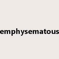 emphysematous是什么意思