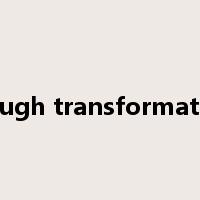 Hough transformation是什么意思