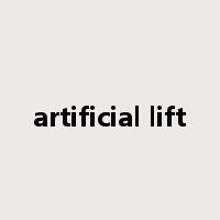 artificial lift是什么意思