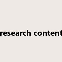 research content是什么意思