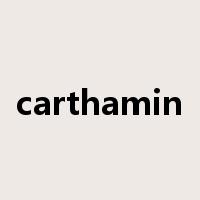carthamin是什么意思
