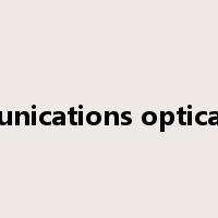 communications optical cable是什么意思