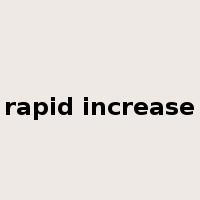 rapid increase是什么意思