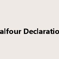 Balfour Declaration是什么意思