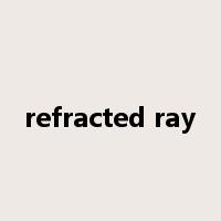 refracted ray是什么意思