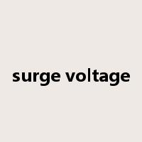 surge voltage是什么意思