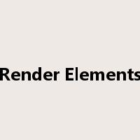 Render Elements是什么意思