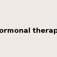 hormonal therapy是什么意思