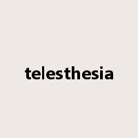 telesthesia是什么意思