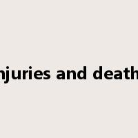 injuries and deaths是什么意思