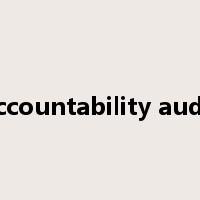 accountability audit是什么意思