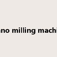 plano milling machine是什么意思