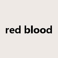 red blood是什么意思