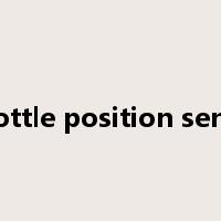throttle position sensor是什么意思