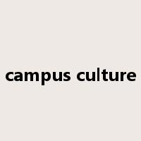 campus culture是什么意思