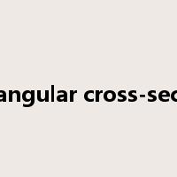 rectangular cross-section是什么意思