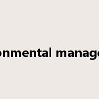 environmental management是什么意思