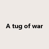 A tug of war是什么意思