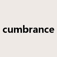 cumbrance是什么意思