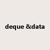 deque &data是什么意思