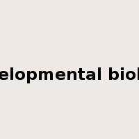 developmental biology是什么意思