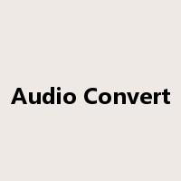 Audio Convert是什么意思