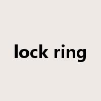 lock ring是什么意思
