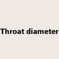 Throat diameter是什么意思
