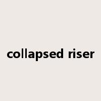 collapsed riser是什么意思