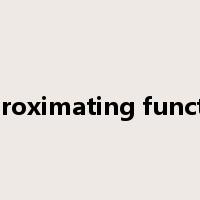 approximating function是什么意思