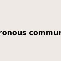 asynchronous communication是什么意思