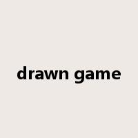 drawn game是什么意思