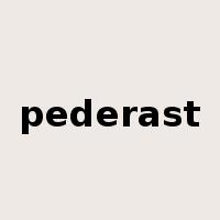 pederast是什么意思