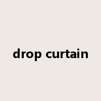 drop curtain是什么意思