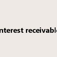 interest receivable是什么意思
