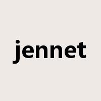 jennet是什么意思